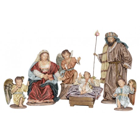 Clay Nativity Scene